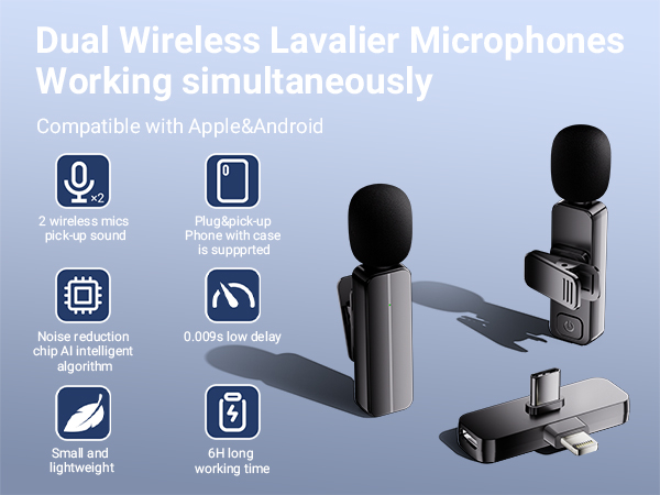 Wireless Microphone -- Let the sound pass freely